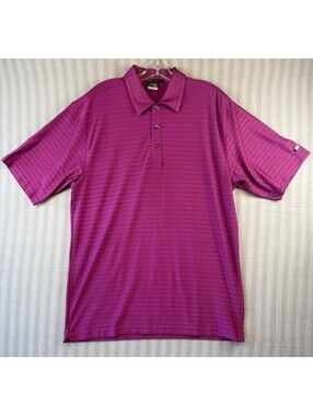 Tiger Woods Collection Nike Fit Dry Men's Purple Golf Polo Shirt Size M